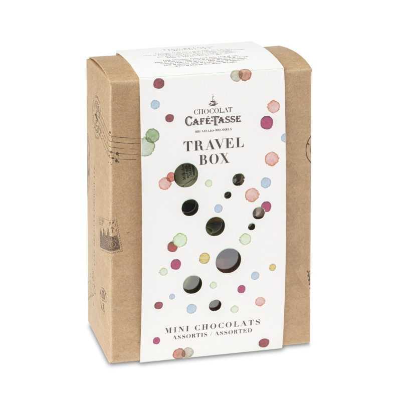 Travel Box 50 mini-tablettes, Café Tasse - Café Tasse