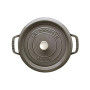 Cocotte ronde Gris Graphite, STAUB