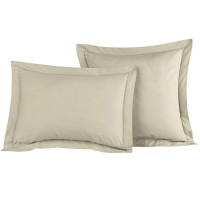 Lot de 2 taies d'oreiller Soft Percale Ficelle, Sensei