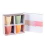 Coffret 4 mugs 35cl Sunrise, Table Passion