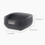 Porte Savon Compact Slim Noir, Joseph Joseph