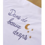 Taie d'oreiller Dans de beaux draps Lune, Sylvie Thiriez