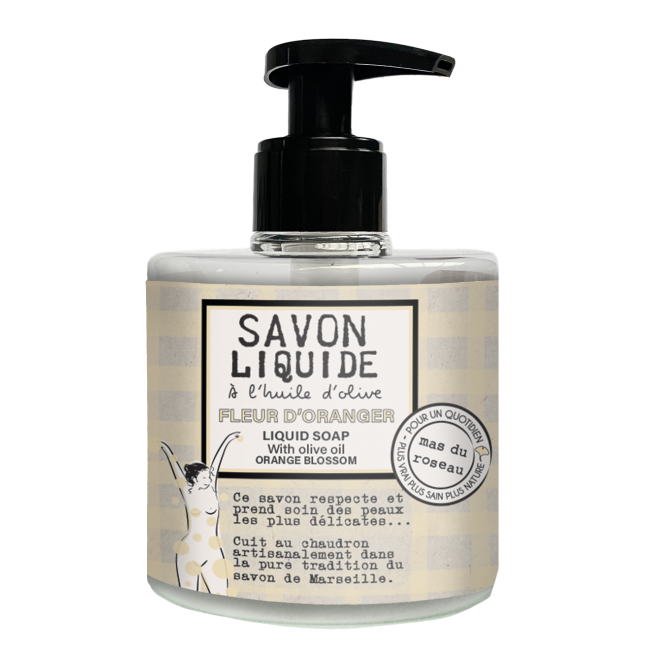 Savon Liquide Fleur d'Oranger, Mas du Roseau