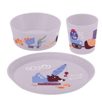 Set de 3 pièces enfant Trucks Connect, Koziol