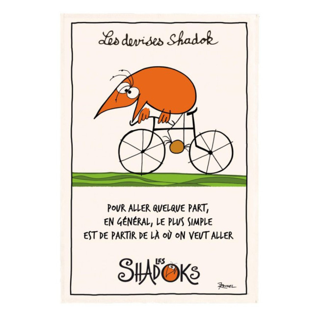 Torchon Shadok à velo, Winkler