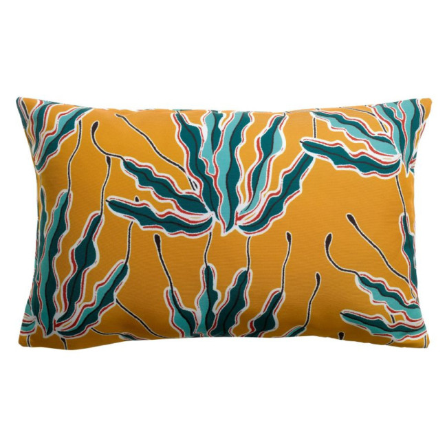 Coussin imprimé Alga Bronze Outdoor 40 x 65 cm, Vivaraise