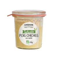 Tartinable de pois chiches au cumin Bio, Conserverie des Saveurs