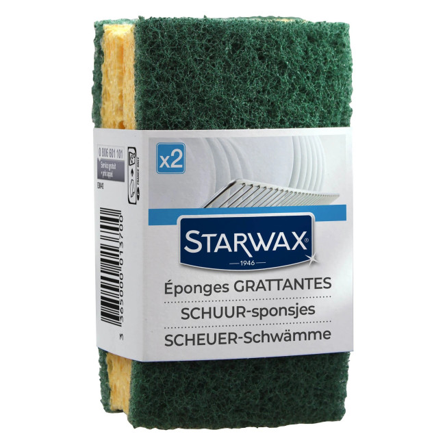 Set de 2 Eponges Grattantes, Starwax