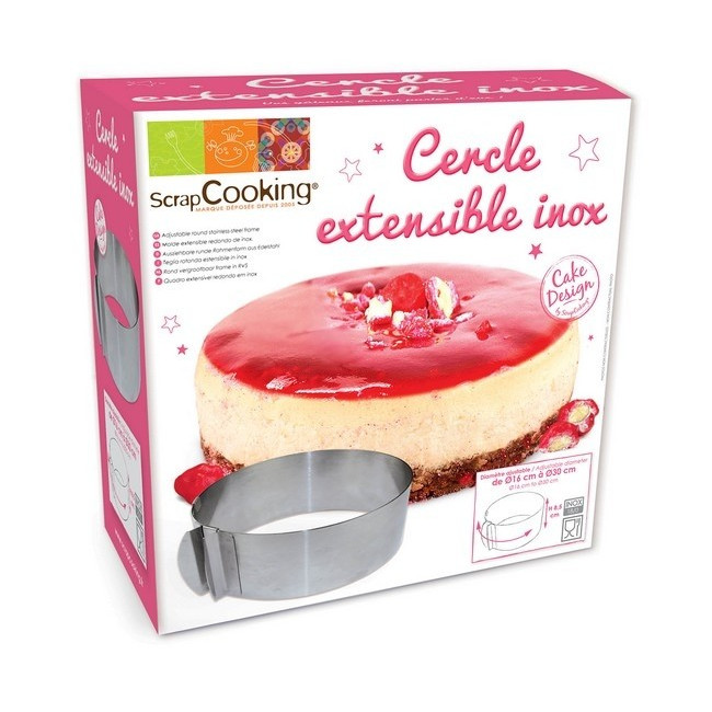 Cercle à pâtisserie extensible, Scrapcooking