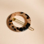 Barrette Ronde Ecaille, Bachca