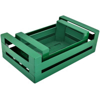 Cagette en métal Vert, Bazardeluxe