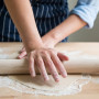 Rouleau à pâtisserie et pizza en bois de hêtre, Patisse