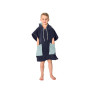 Poncho de bain enfant velours Beach Bleu Nuit, Sensei