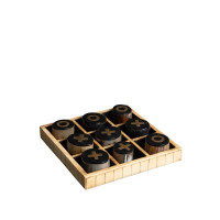 Jeu OXO inserts laiton, Chehoma