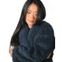 Peignoir polaire Warm Wool Bleu Nuit, Sensei