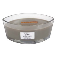 Bougie Parfumée Ellipse Sable et Bois Flotté, Woodwick