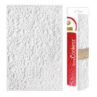 Tapis 3D silicone Bûche Noël, Scrapcooking