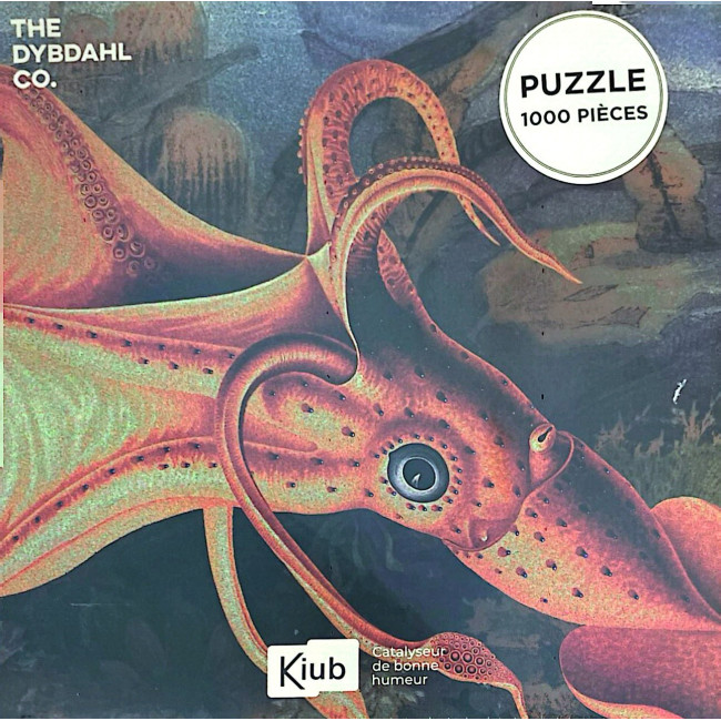 Puzzle de 1000 pièces Poulpe, Kiub