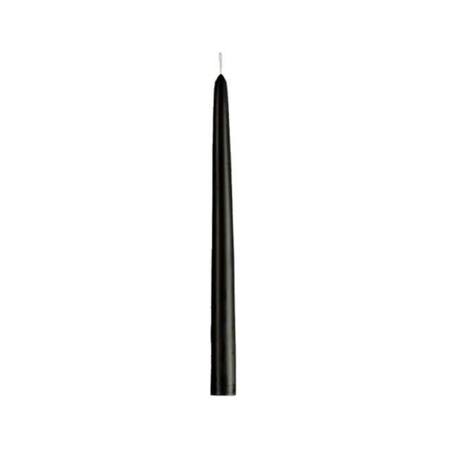 Flambeau noir 29cm, Bougie La Française