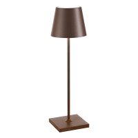 Lampe de table Poldina Corten, Zafferano