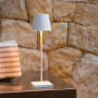 Lampe de table Poldina Blanc, Zafferano