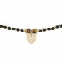 Collier et Bracelet 3 tours Rocky Brun, Têtes Blondes