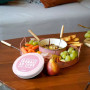 Coffret Cuiseur de fromage au four Rose, Cookut