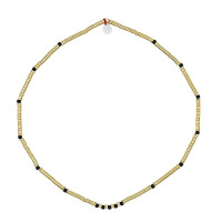 Collier ras du cou Toni Hématite Gold, Têtes Blondes