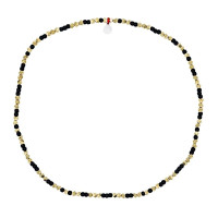 Collier ras du cou Maxine Hématite Gold, Têtes Blondes