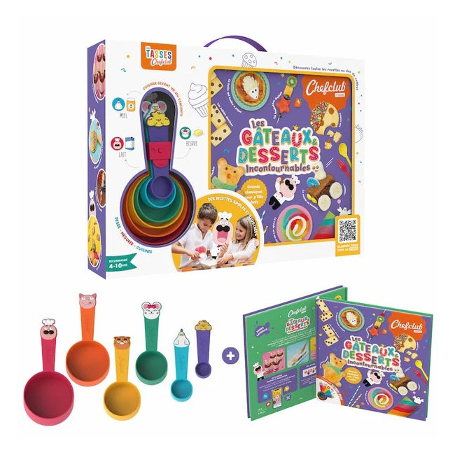 Coffret Kids Les gâteaux et desserts incontournables, Chefclub