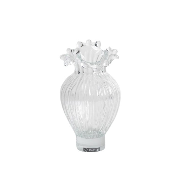 Vase Royalty 20 cm Transparent, Rasteli