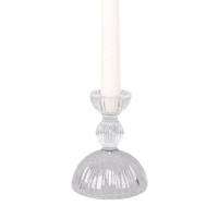 Bougeoir en Verre Ruffles Cup Pillar, Rasteli